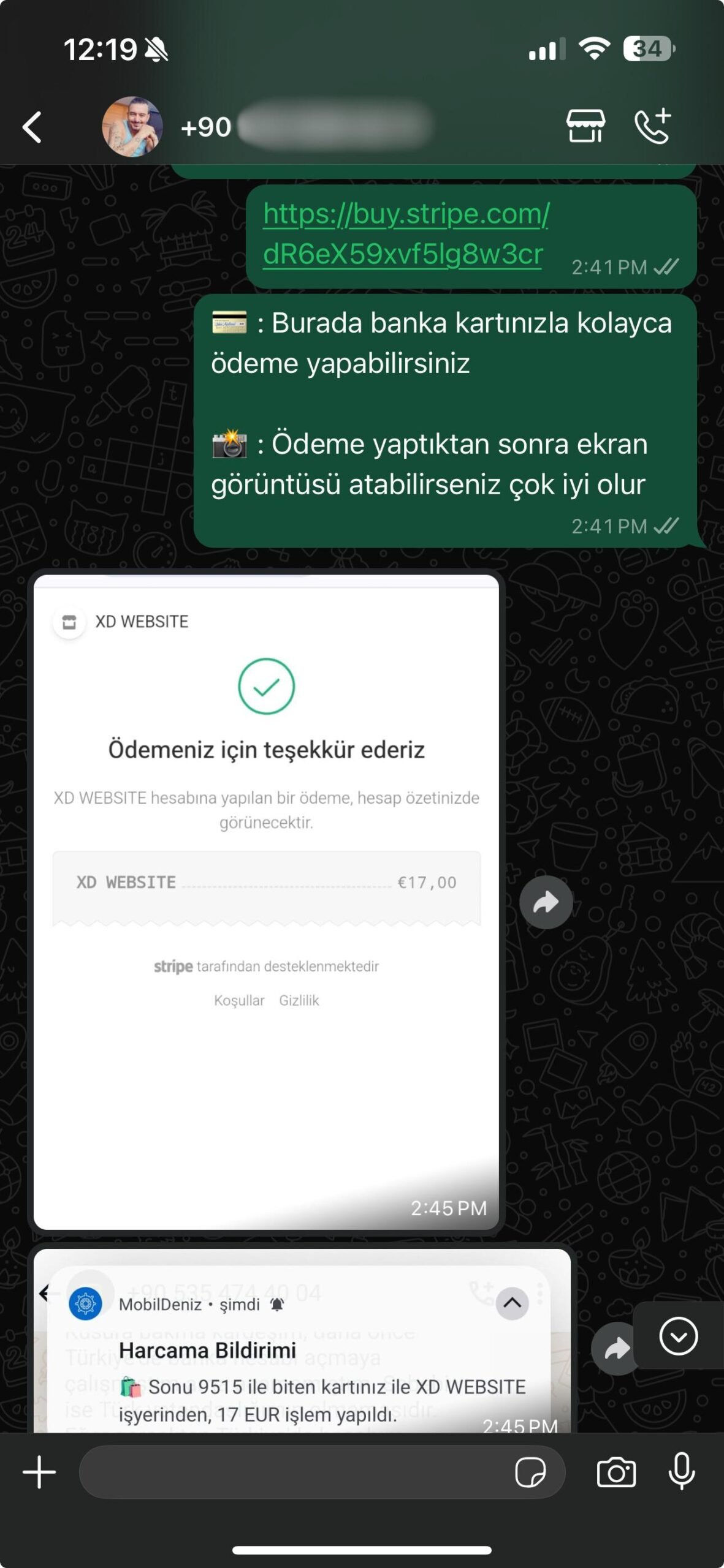 Smart IPTV ödeme kanıtı